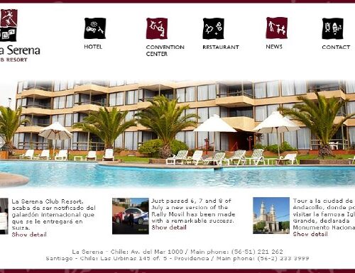 Diseño web Hotel La Serena Club Resort