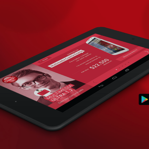 app móvil tablet claro