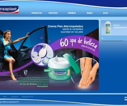 Diseño Web Hansaplast