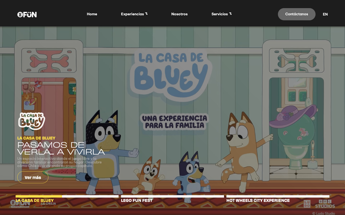 Diseño Web para BeFun Entertainment