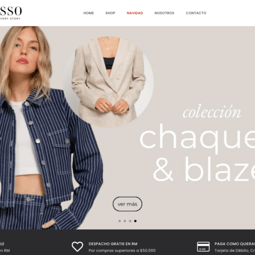diseño web ecommerce para vrusso